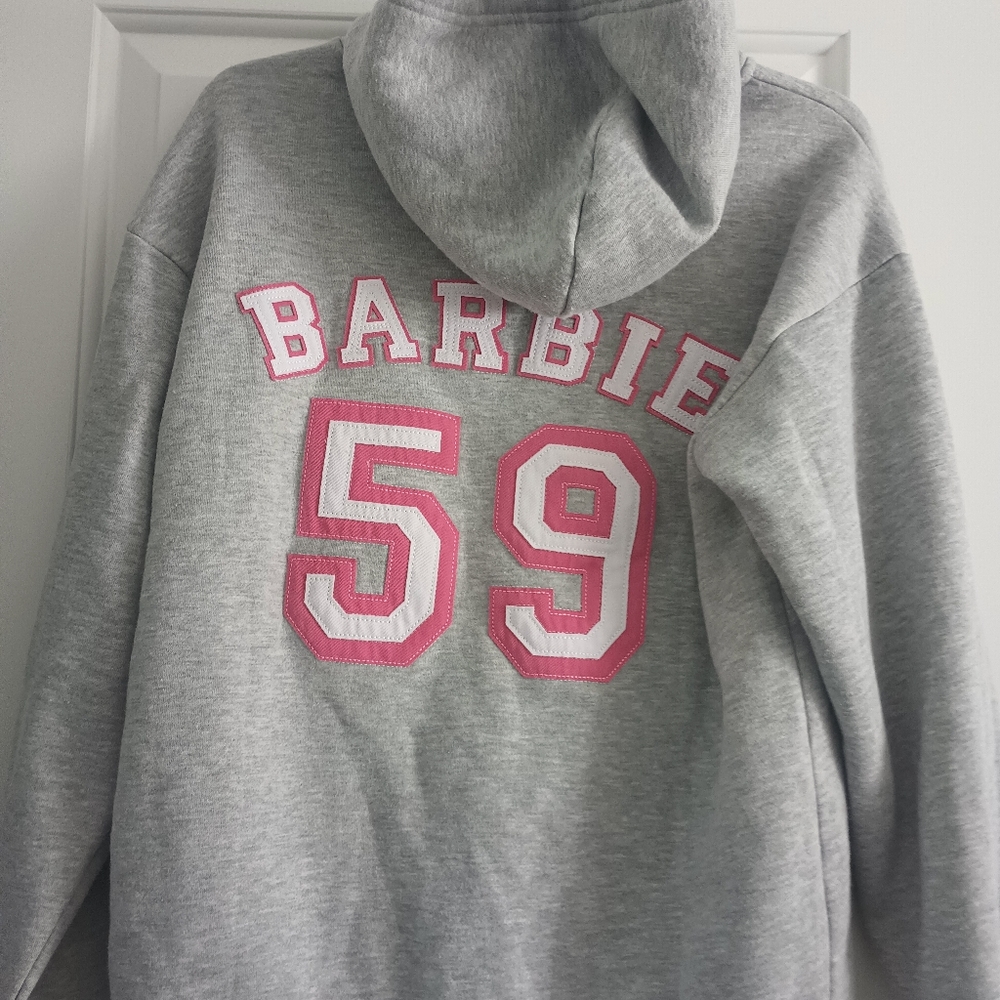 Women's Barbie Zip up Hoodie - Picture 2 of 4